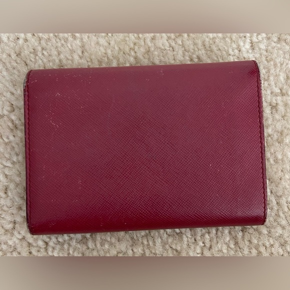 ✨Authentic Prada Burgundy Wallet✨ - Picture 8 of 11